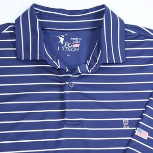 FG Tech Myers Park Country Club Charlotte‎ NC Mens XL Polo Shirt Navy Blue